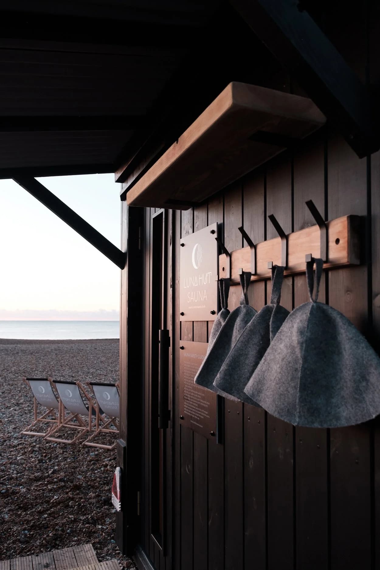 Luna Hut Sauna Café Brighton