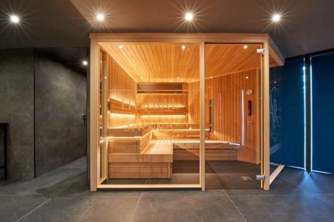 Sauna in Alexandria AmberRose Spa